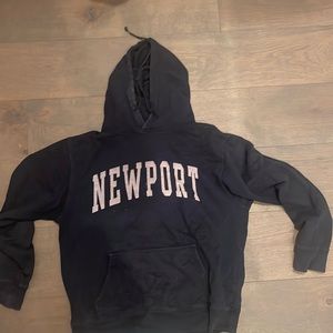 Brandy Melville Navy Blue Newport Hoodie